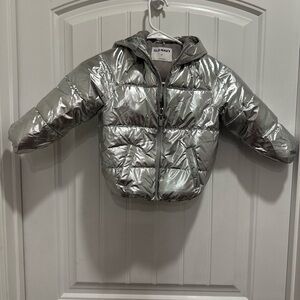 Old Navy Shiny Metallic Kids Puffer Jacket